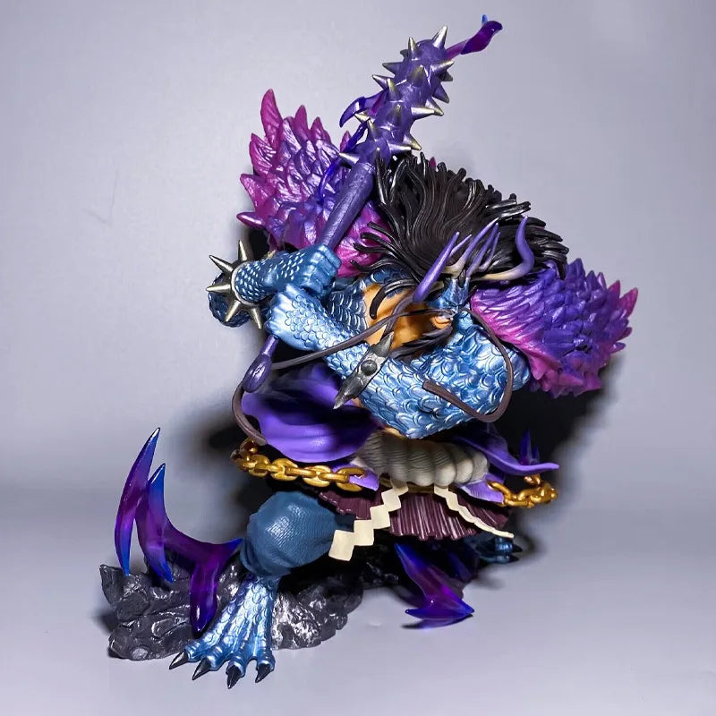 30cm One Piece Kaido Four Emperor Beasts Pirates Anime Figure Model Statue Boys Collection Desktop Decoration Ornament Toys Gift