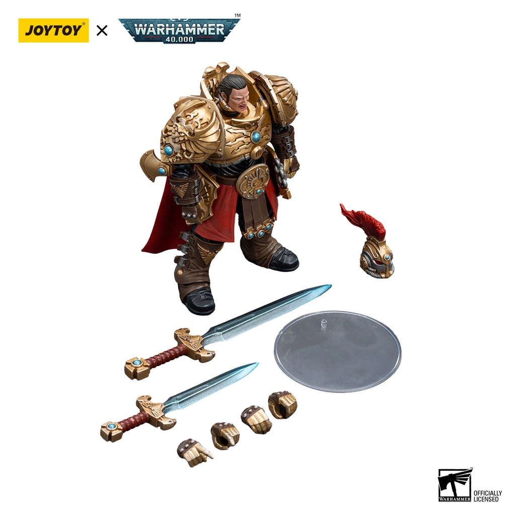 JOYTOY Warhammer 40k 1/18 Action Figures Anime 12.6cm Adeptus Custodes Blade Champion