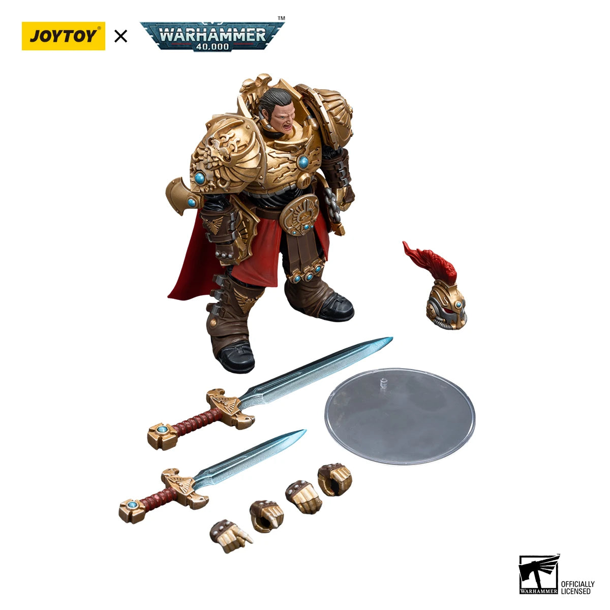 JOYTOY Warhammer 40k 1/18 Action Figures Anime 12.6cm Adeptus Custodes Blade Champion