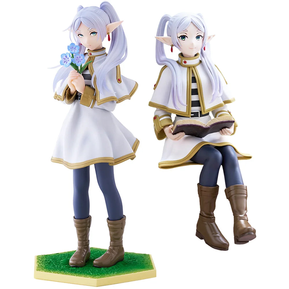 15cm Frieren:  Anime Figure Himmel Standing bouquet Action Figure Luminasta Frieren Figurine Collection Model Kids Gift 2pcs