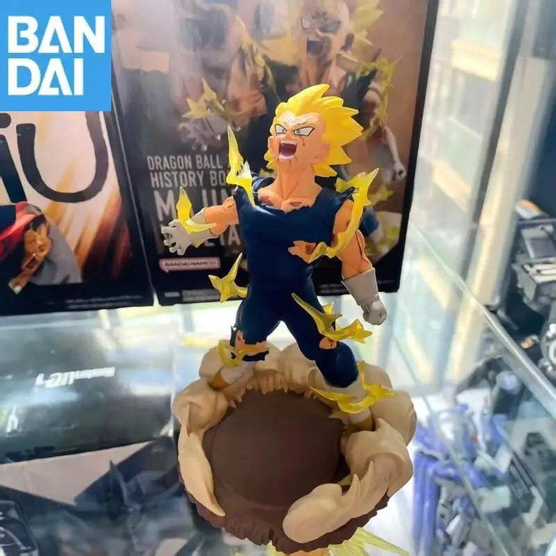 Genuine Original BANDAI Banpresto Dragon Ball Z History Box Majin Vegeta PVC Collectible Anime Figure Action Model Toy Gifts