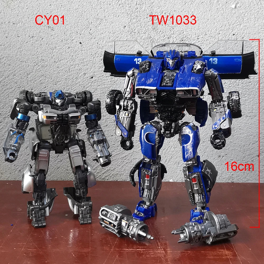 Transformation Toys BAIWEI TW1033 Dropkick Blue Warrior CY01 Mirage SS46 SS105 Car Action Figure Deformation Robot Anime Model