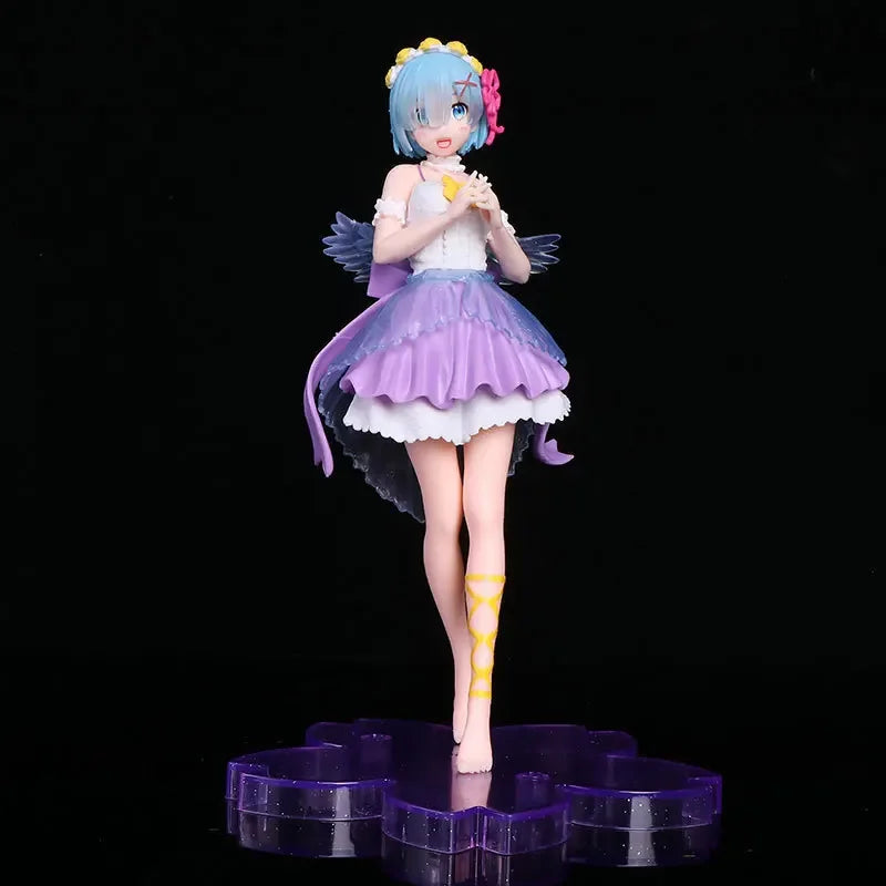 19cm Anime hand-drawing from zero to start a different world life Angel Reimu cute beauty hand-drawing model birthday gift