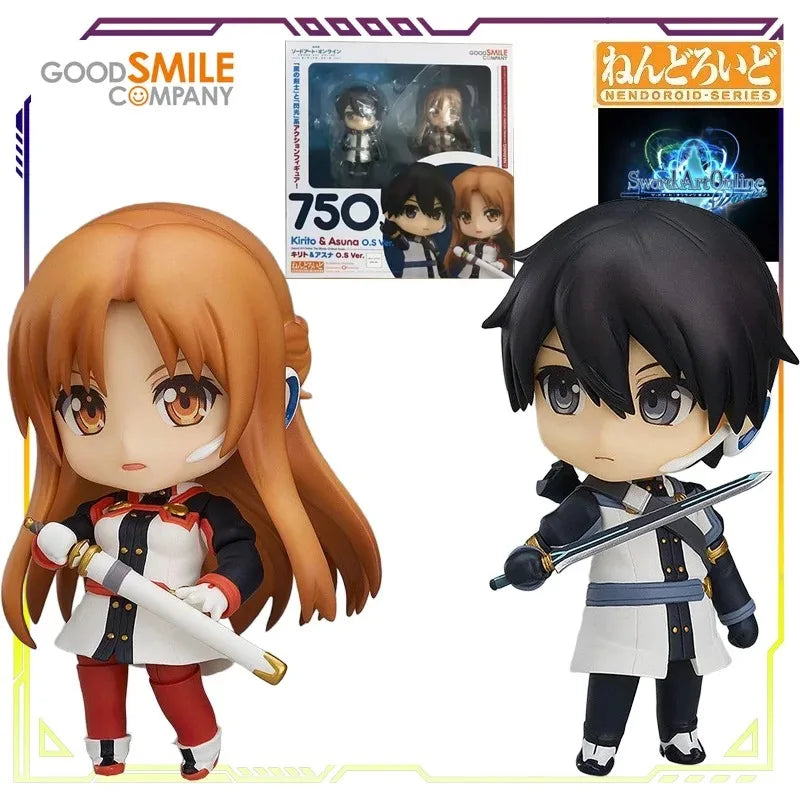 GSC Original Nendoroid Sword Art Online Series No.452 Asada Shino/Kirito PVC Articulated Collectible Action Figure Display Model