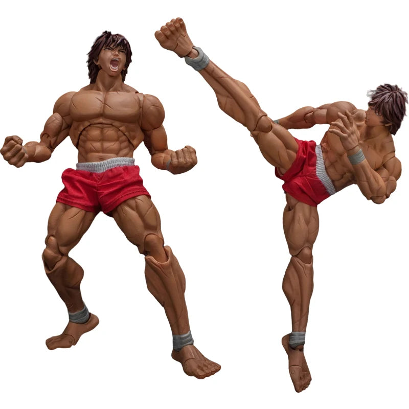 17cm Ko Storm Toys Grappler Baki Anime Figurine Hanma Baki Action Figure 1/12 Scale Exquisite Moveable Collection Christmas Gift