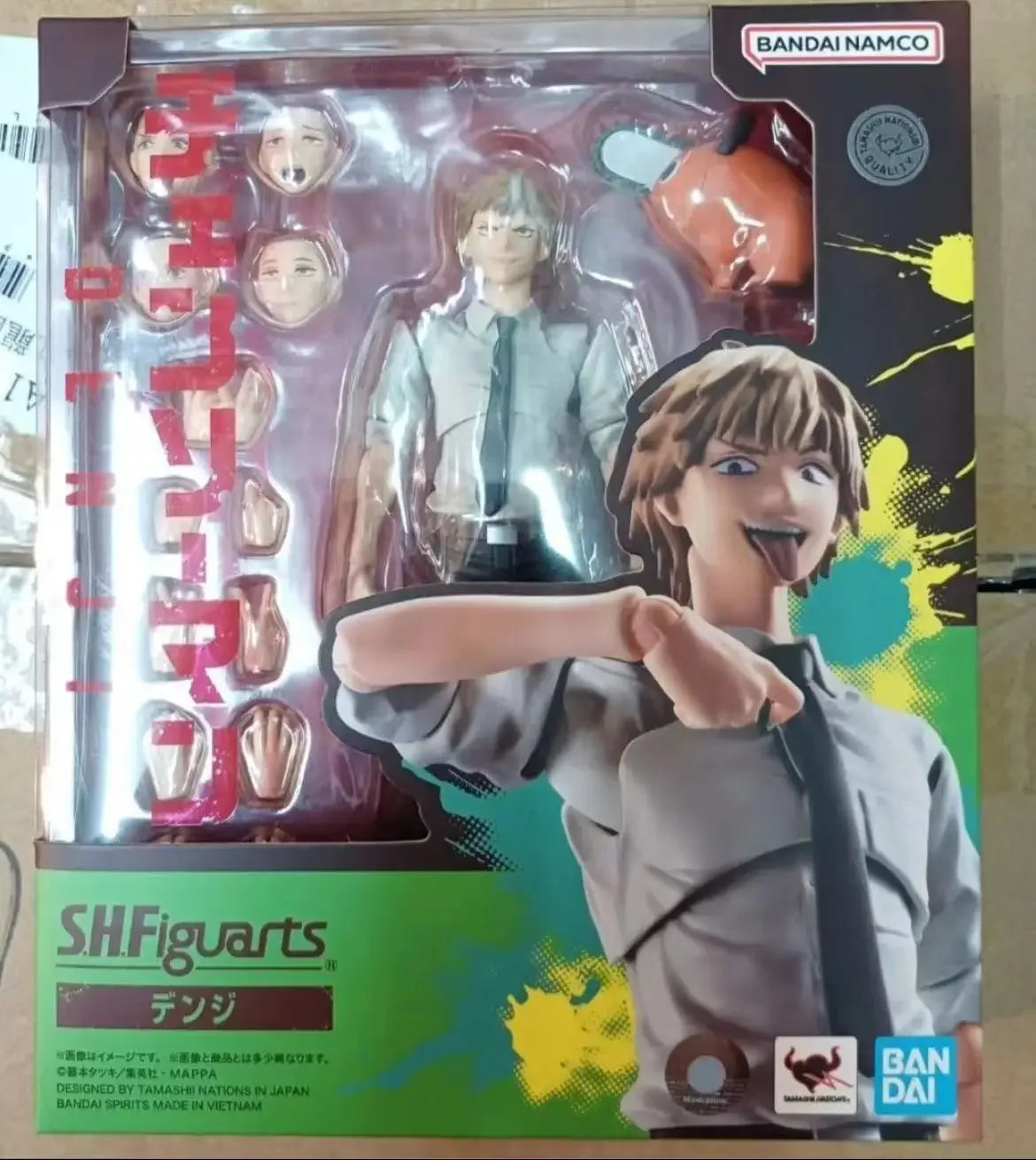 In Stock Bandai S.H.Figuarts SHF Denji Pochita Normality Ordinary Costume Anime Action Figure Toy Gift Model Collecting Hobby