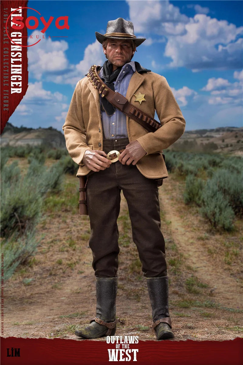 LIMTOYS LIM008 1/6 Scale Western Cowboy Arthur Action Figure 12'' Male Soldier Figurine Full Set Collectible Model Toy