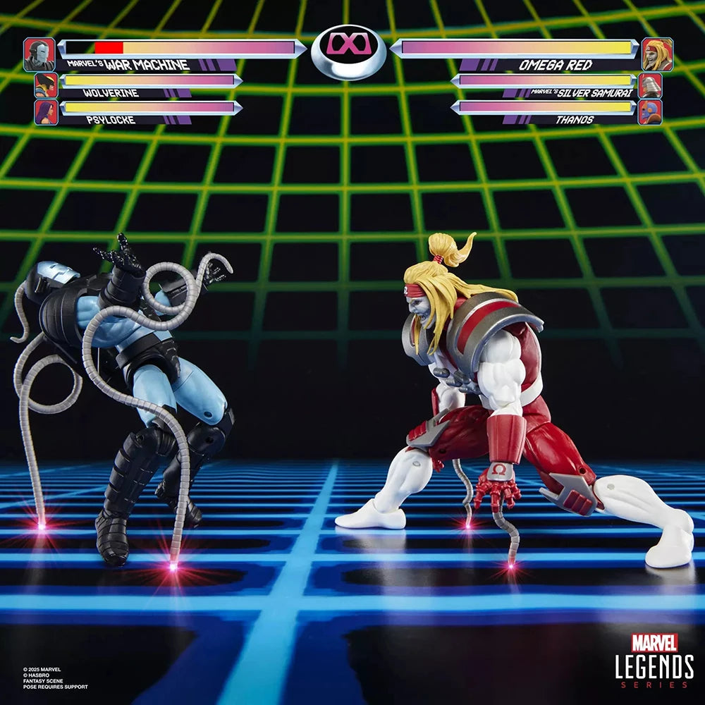 [In-Stock] Hasbro Marvel Legends Series Gamerverse War Machine vs Omega Red 2-Pack 15cm Comic Action Figure Anime Model Toys