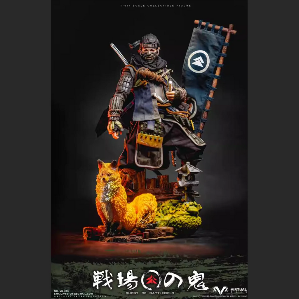 Original VTS TOYS 1/6 VM-036 Ghost of Tsushima 12-inch Japanese Samurai Action Figure Model Toys Male Soldier