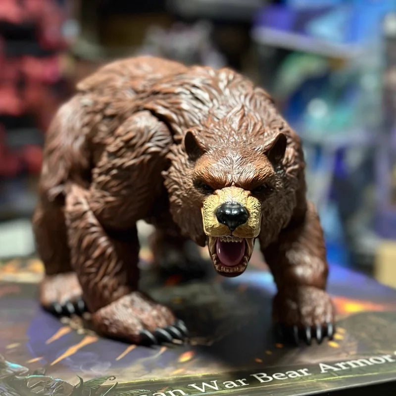 Metytoyz 34cm Horde Armor Giant Bear Mount Animal Model Kit Ornament Collectible Anime Peripheral Action Figure Gift Toy