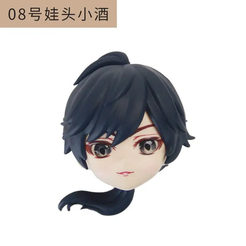 New 2025 1/12 BJD Doll Hairstyle Head GSC Replacement Hair And Face for Obitsu11 Ob11 YMY Body Doll Accessories Surprise Gift
