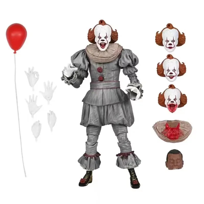 NECA Pennywise Figure Welcome to Derry Ultimate Pennywise 7” Scale Action Figure Model Horror Halloween Gifts