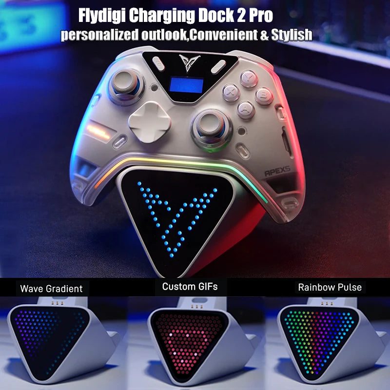 2025 Original Flydigi APEX 5 Gaming Controller Wireless Gamepad Elite Force Feedback Trigger Support PC/Switch/Mobile/TV Box
