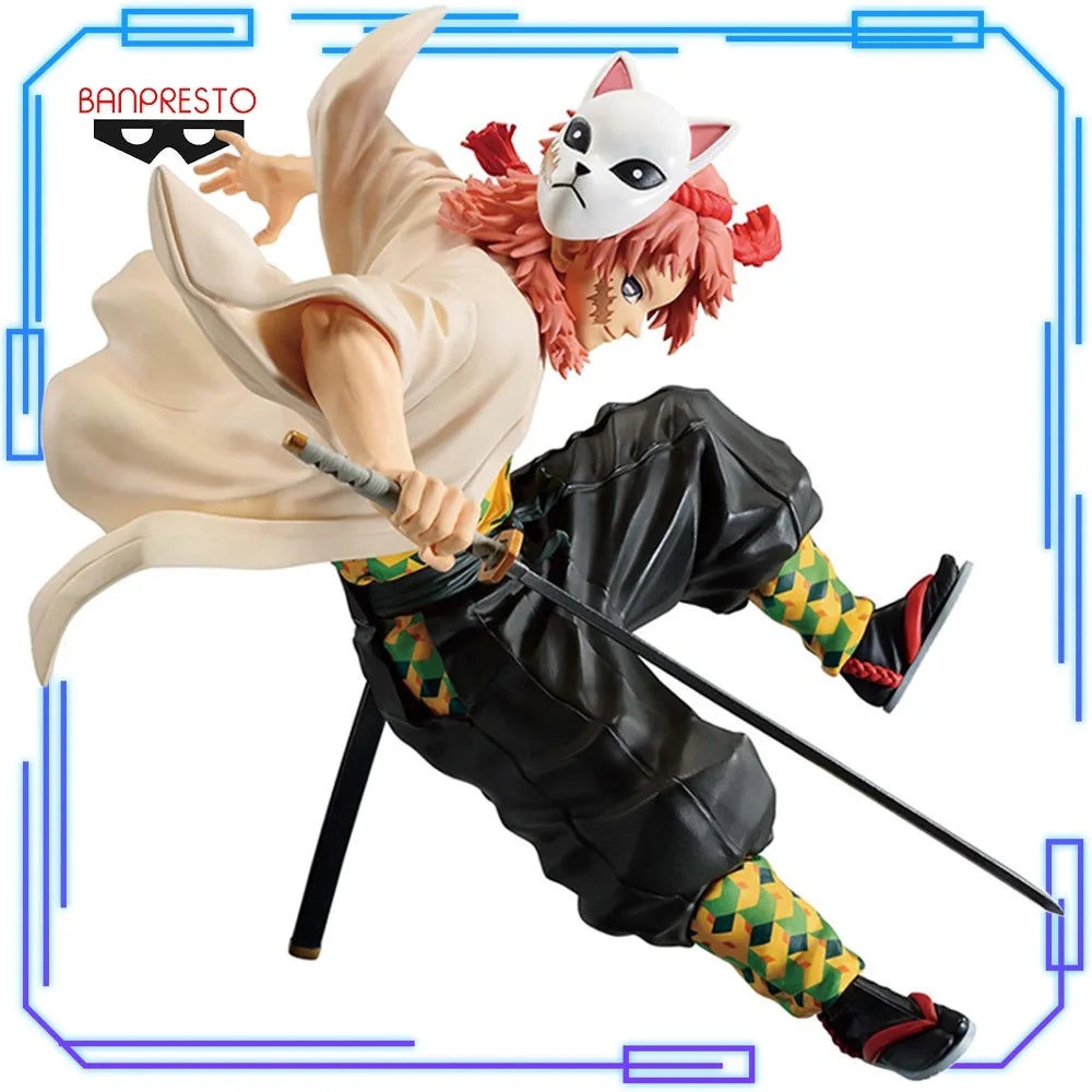 In Stock Bandai Original Genuine Banpresto Vibration Stars Demon Slayer: Kimetsu No Yaiba Sabito 13cm Model Toy Figures Gift