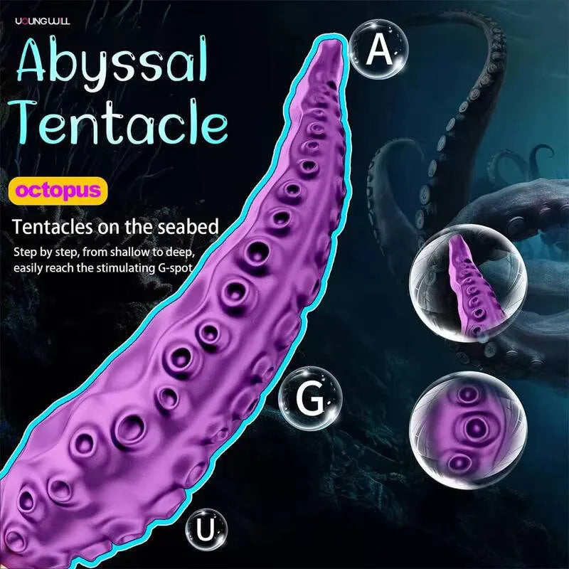 Vibrating Realistic Monster G-spot Dildos Octopus Vibrator Wit 10 Powerful Mode Adult Sex Toys For Women Anal Vagina Stimulation