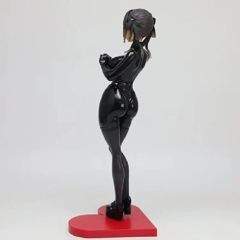 Anime GK Figure Kurokawa Miwa Standing Uniform Anime Girl Latex Bodysuit Statue Domestic Doujin Otaku Desktop Collectible Decor