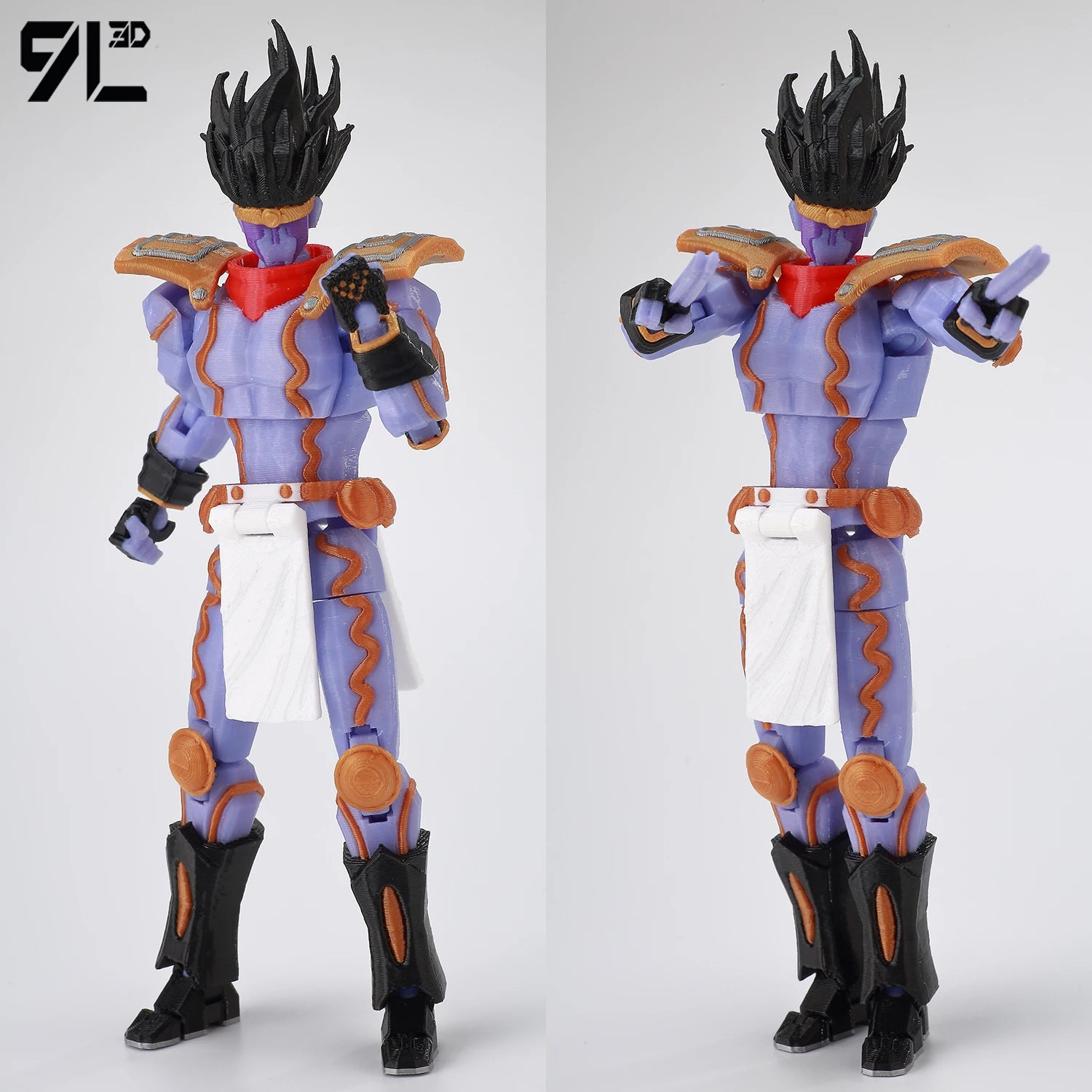 9L3D Lucky13 JoJo's Jotaro Kujo Action Figure Dummy13 with Star Platinum T13 Multi-Jointed 3D Printed Collectible Toys Titan13