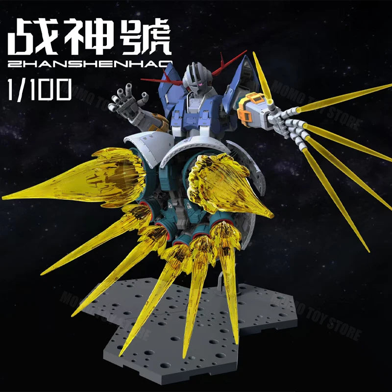 ABAWAKONG MODEL  MG 1/100 MSN-02 Zeong RG Enlarged Version Assembly Model Kits Plastic skeleton Robot Plastic Model Gifts Toys
