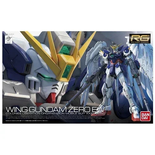Bandai Gundam Modellbausatz Anime-Figur RG 17 1/144 Wing Gundam Zero EW Echte Gunpla Anime-Figur auf Lager