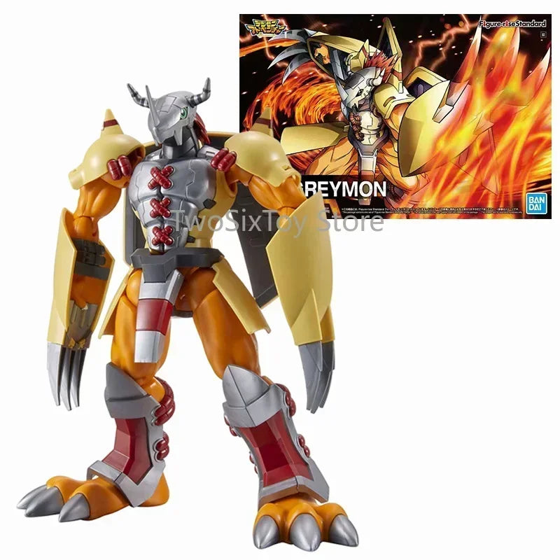 Original Bandai Digimon Adventure WarGreymon Omegamon Beelzebumon Gallantmon Alphamon Paildramon Action Figure Model with box