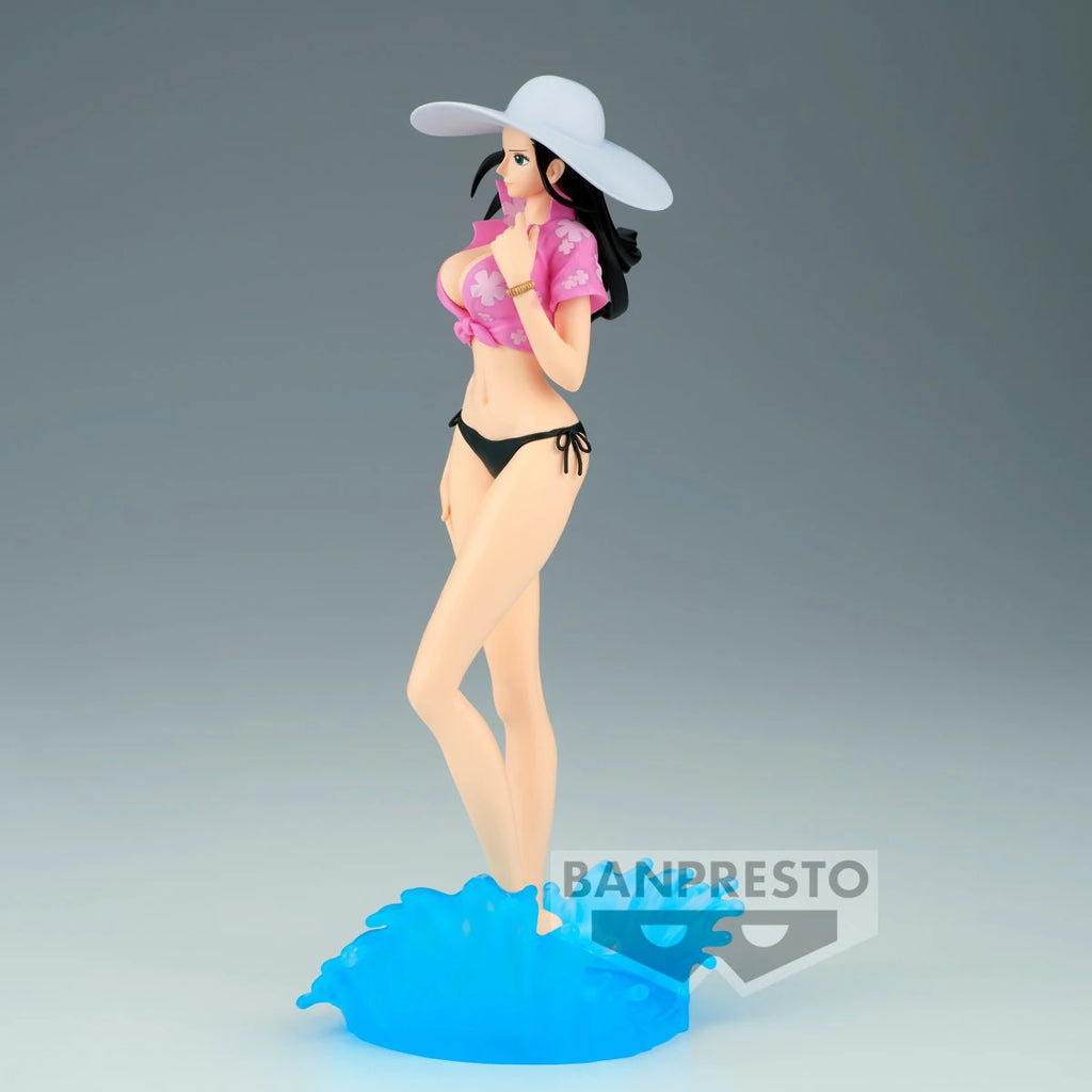 В наличност Banpresto Оригинална фигурка GLITTER&amp;GLAMOURS SPLASH STYLE ONE PIECE NICO ROBIN Аниме Kawaii Екшън фигурка Колекционерски модели играчки