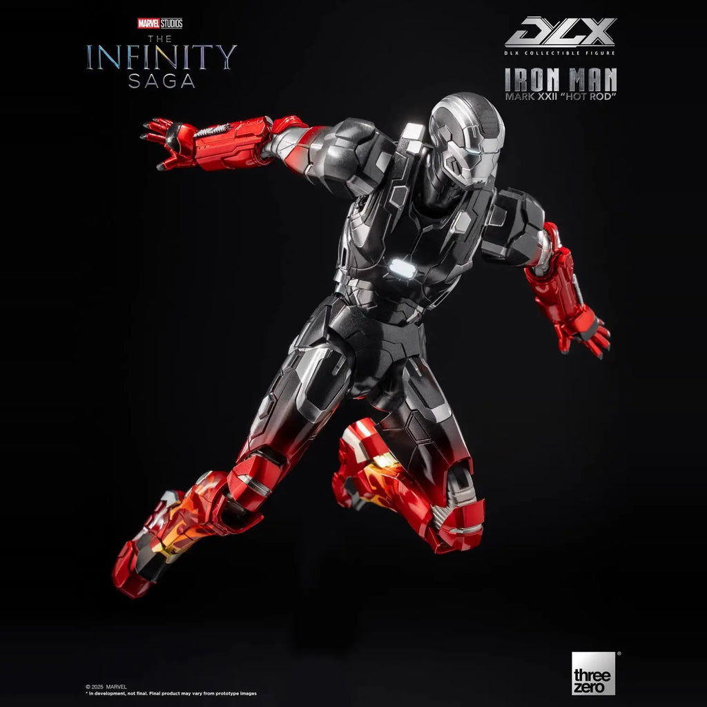 Threezero 3a Marvel Studios The Infinity Saga Iron Man Mark 22 (Mk22) Hot Rod Action Figure Collectible Model Toy