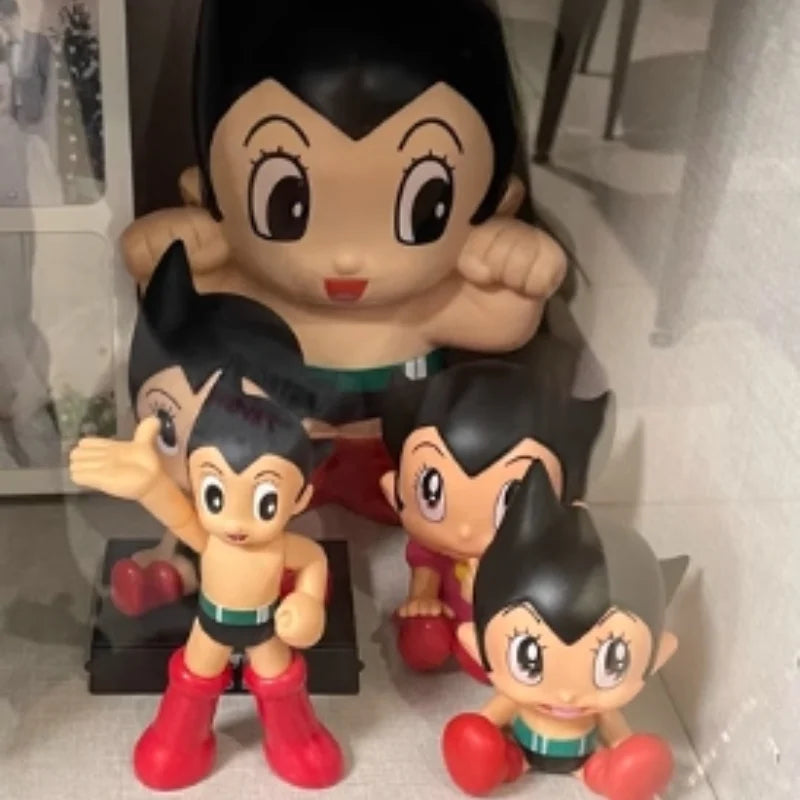 Astro Boy Uran Leo White Lion Classic Anime Q Version Figure Model Cute Desktop Decor Collectible Toy Birthday Surprise Gift