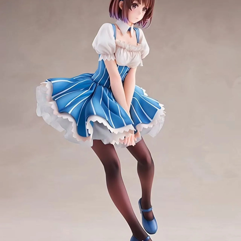 Saekano Kato Megumi Maid Ver. 24cm | 2D Bishoujo Anime Figure Desktop Decor Collectible Gift 18+ Action Figures toy