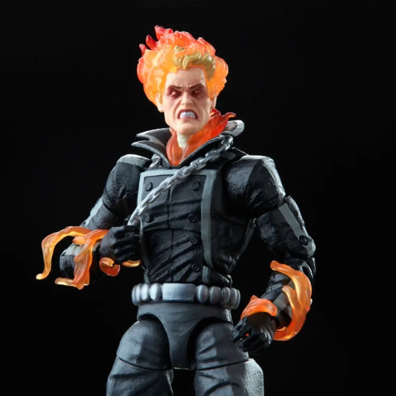 Hasbro Genuine Marvel Legends Ghost Rider Johnny Blaze Comic Edition Action Figure Toys for Boys Girls Gift Collectible Model