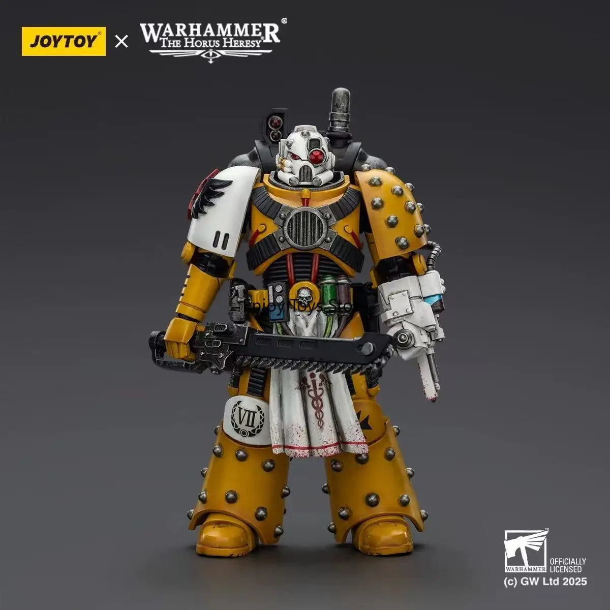 Spot Goods  JOYTOY Dark Source Warhammer Horus Heresy Imperial Fists Legion Apothecary 1:18 Movable Soldier Mannequin To Play