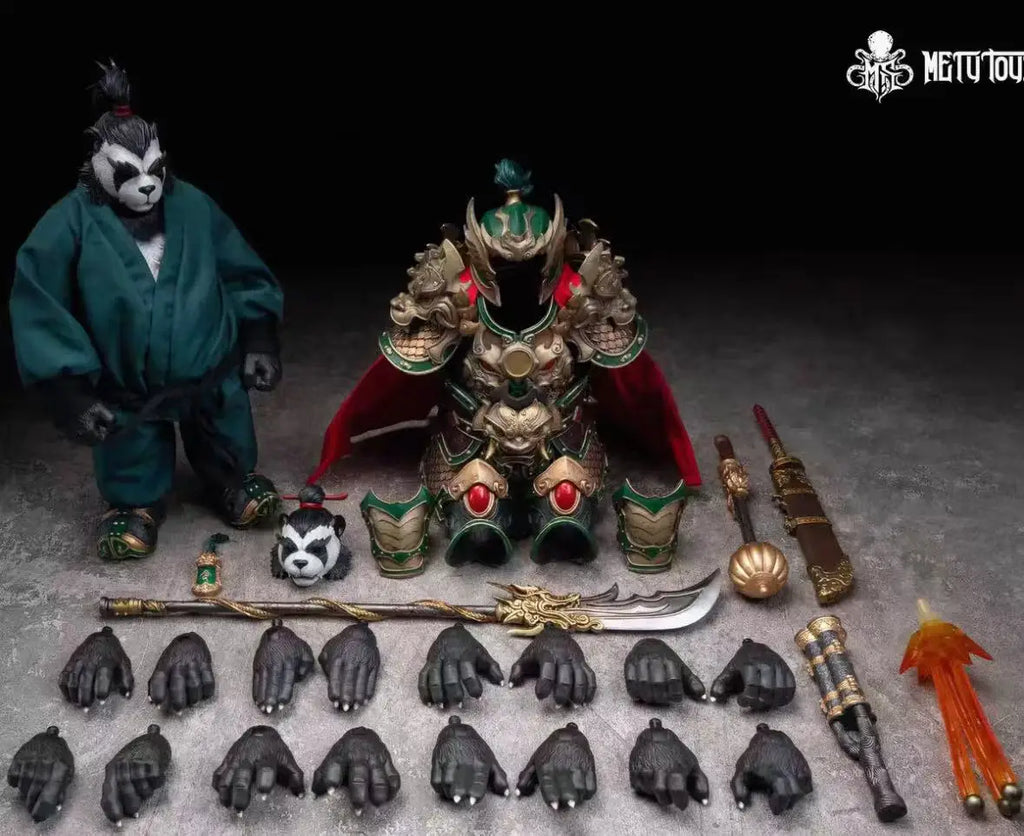 Spot Goods  2025 Limited Edition METYTOYZ Adventurer World Zhennan Cavalry General Pandaman Wu Qinglong Model Figure