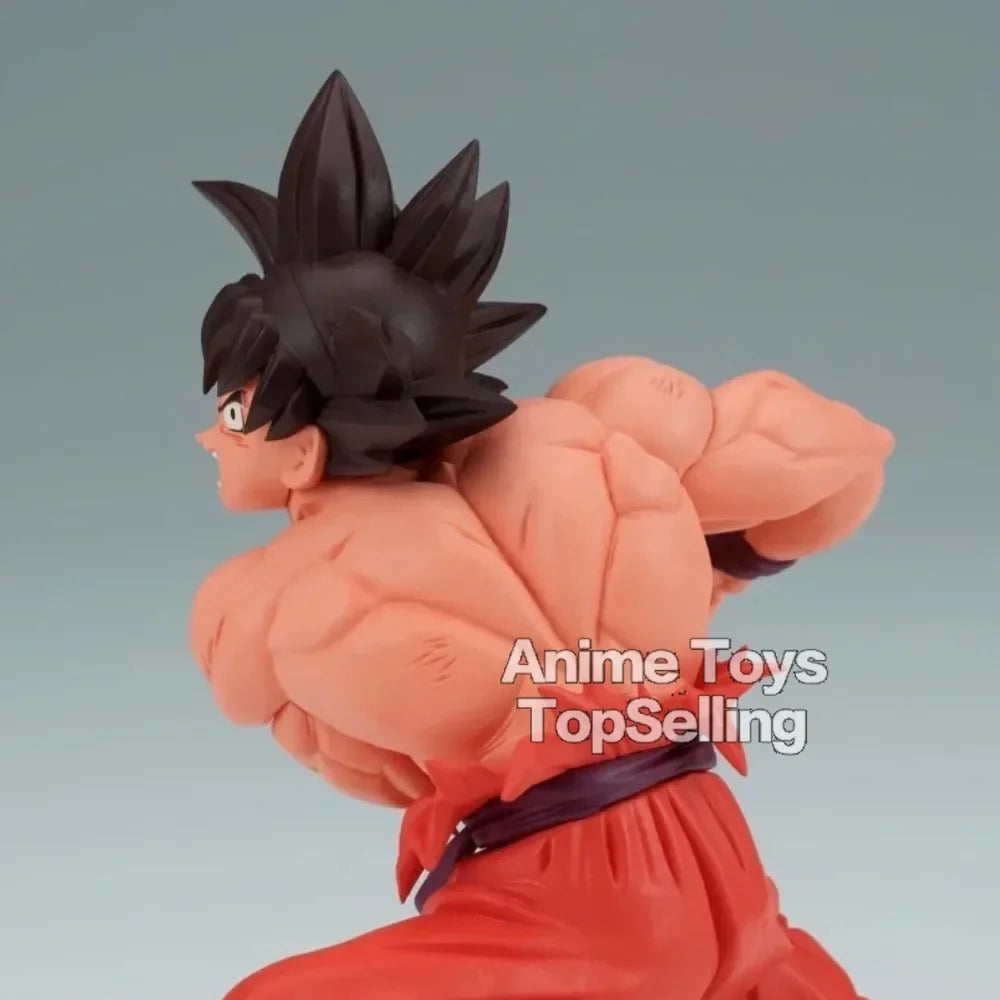 13.5cm Dragon Ball Z anime character Goku King Kai fist Kamehameha special effects PVC Action Figure Collection Decoration Toys