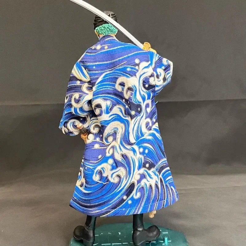 1/12 Scale Male Japanese Kimono Printing Coat Windbreaker Clothes Model Accessory for 6'' Male Toy Figures Body Doll