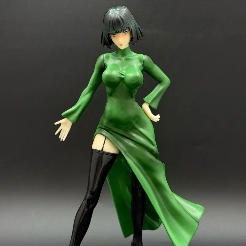 New Hot One Punch Man Figure Fubuki 22cm Resin Model Painting Completed Version Anime Figure Plastic Model Toy Gift