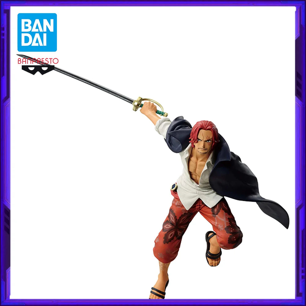 In Stock Bandai Original Banpresto ONE PIECE BRC Shanks Anime Action Figure Model Figures Toys