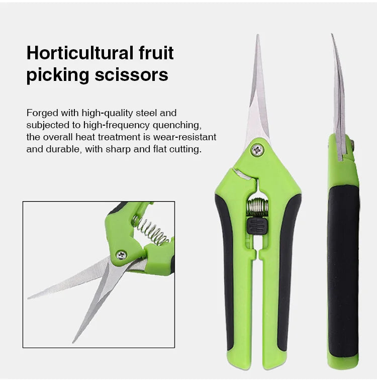 Garden Scissors, Garden Pruning Shears, Non-slip Labor-saving Flower Branch Branch Shears, Fruit And Vegetable Shears, Fr