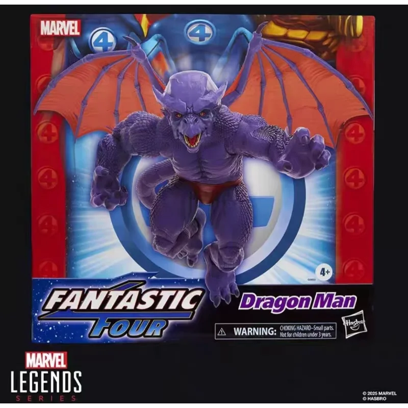 In Stock Hasbro MarvelLegends Fantastic Four Dragon Man 10-inch Doll Collection Gift