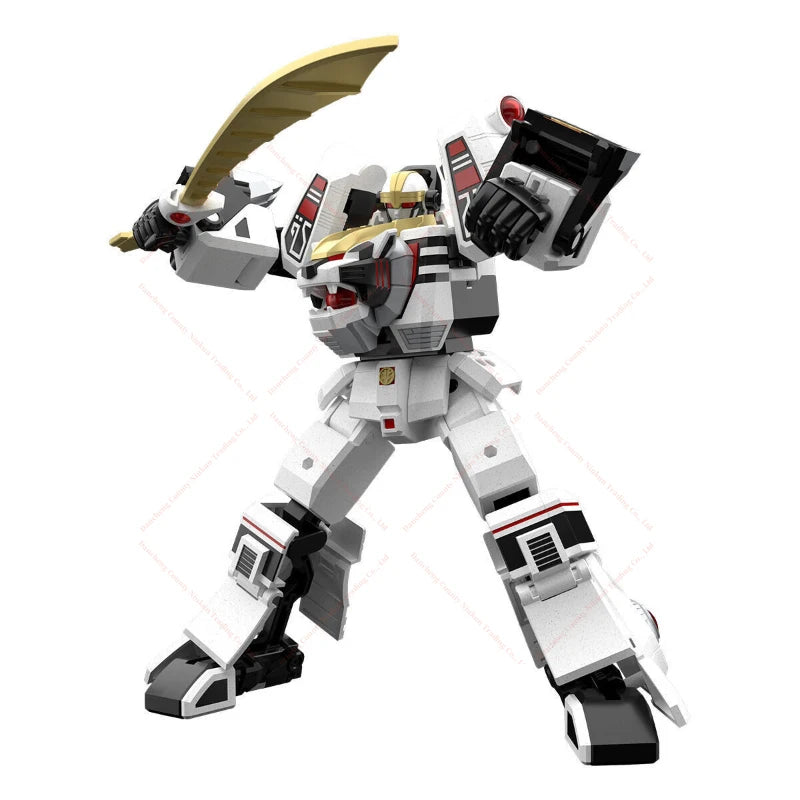 Bandai Hyakujuu Sentai Gaoranger SMP SHOKUGAN MODELING PROJECT White Tiger King Collection Mobile Suit Toys for Boys Gifts
