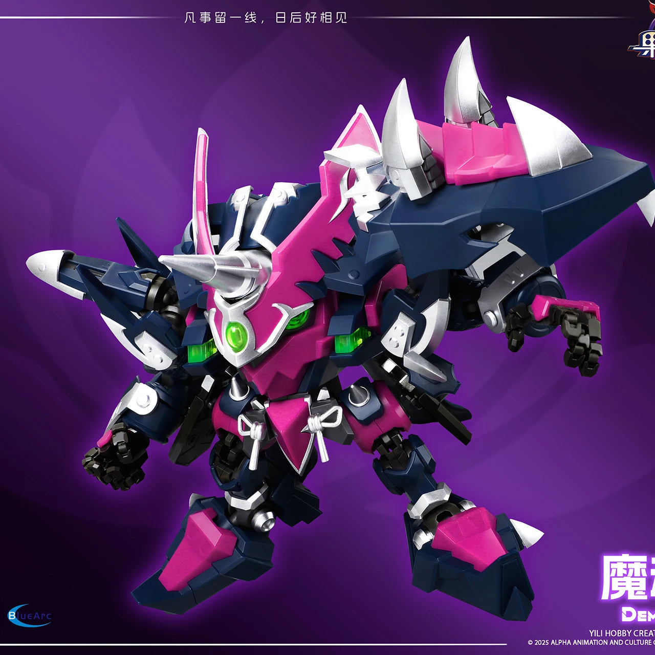 2025 New Yili Chuangwan Fruit Robo 3 - Demon Mobile King & Four Evil Thieves Combineable Devil Overlord King Assembly Model Gift