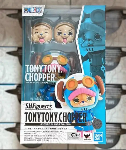 BANDAI SHF One Piece Tony Tony Chopper Original genuine PVC Action Anime Figure Model Toys Figure Collection Doll Gift