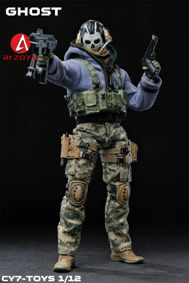 2025 Q3 CY7-TOYS 1/12 Scale Ghost Squad Special Forces Male Warrior Full Set 6inch Action Figure Body Original And Collectible