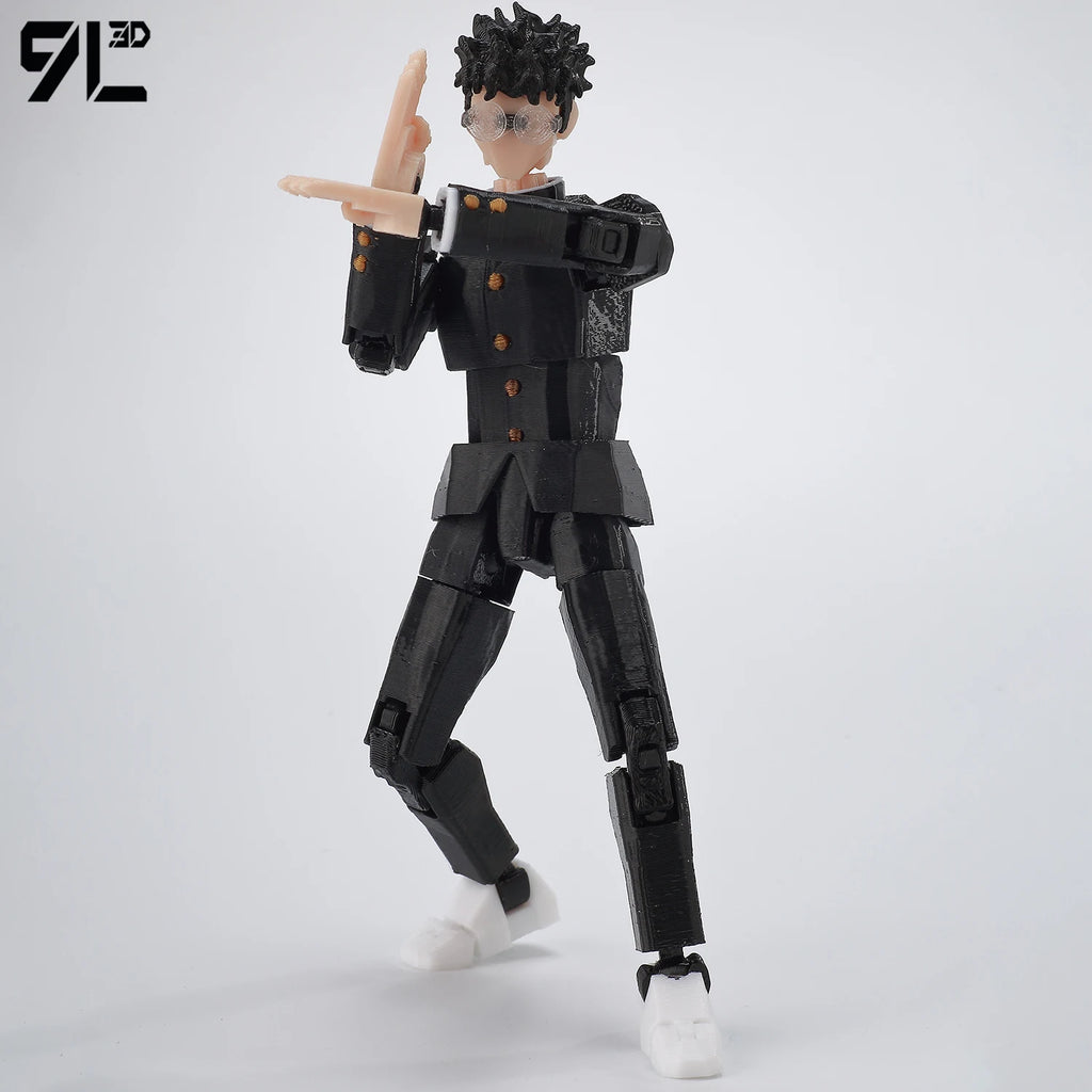 9L3D Lucky13 Dummy13 Stop-Motion-Animationsmodell, 3D-gedruckte, bewegliche Figur für Creative Dandadan T13 Limited Edition-Figur