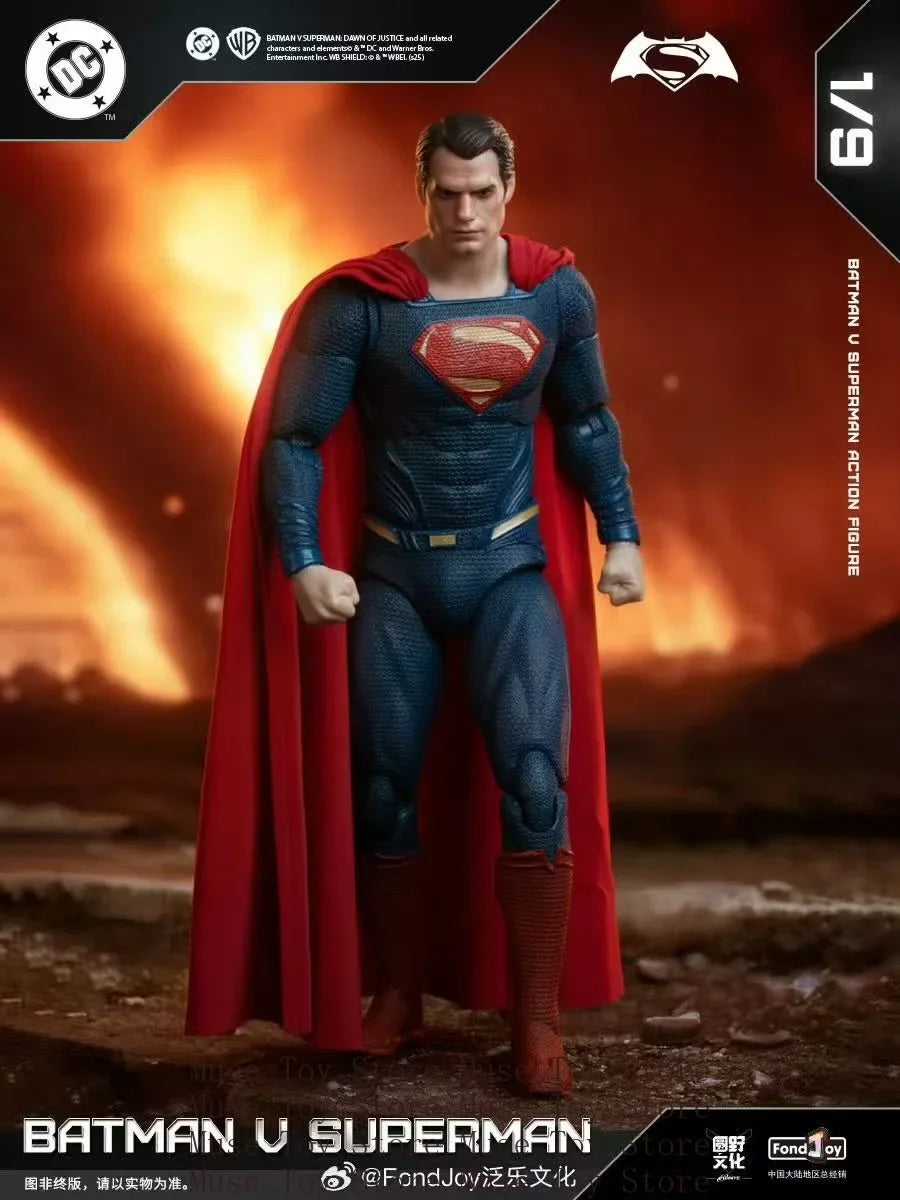 In Stock Original Fondjoy BVS Armored Batman Battle Damaged Superman Figure Set 1/9 Model Doll Custom Toy Gifts
