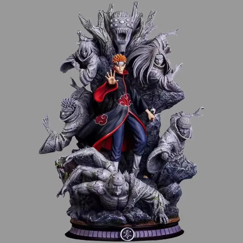27cm Anime Demon Slayer Gk Figurine Rengoku Kyoujurou Action Figure Fantasy PVC Collection Ornament Model Creative Toys Gifts