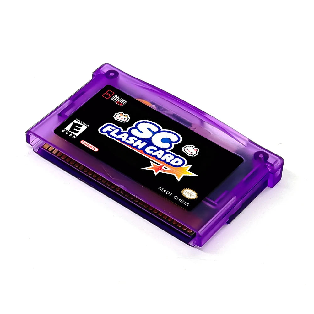 DGETG SCFW V2.0 GBA Flash Cart 5000+ Retro Games RTC 1M Flash NES Compatible with GBC GB NES DS Includes 8G TF Card
