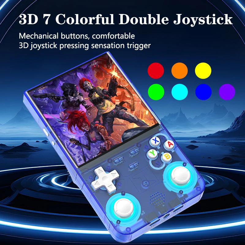 New R36 Ultra Retro Video Game Controller 4.0-inch IPS Screen Linux System Can Connect to WiFi Portable Handheld Game Console