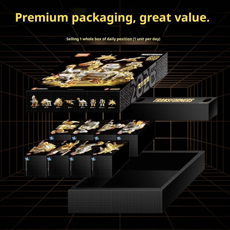 New Blokees Anime Figures Transformers 2026 Yearbook Edition Toys Model Dinosaur Figures limit Collection Custom Birthday Gifts