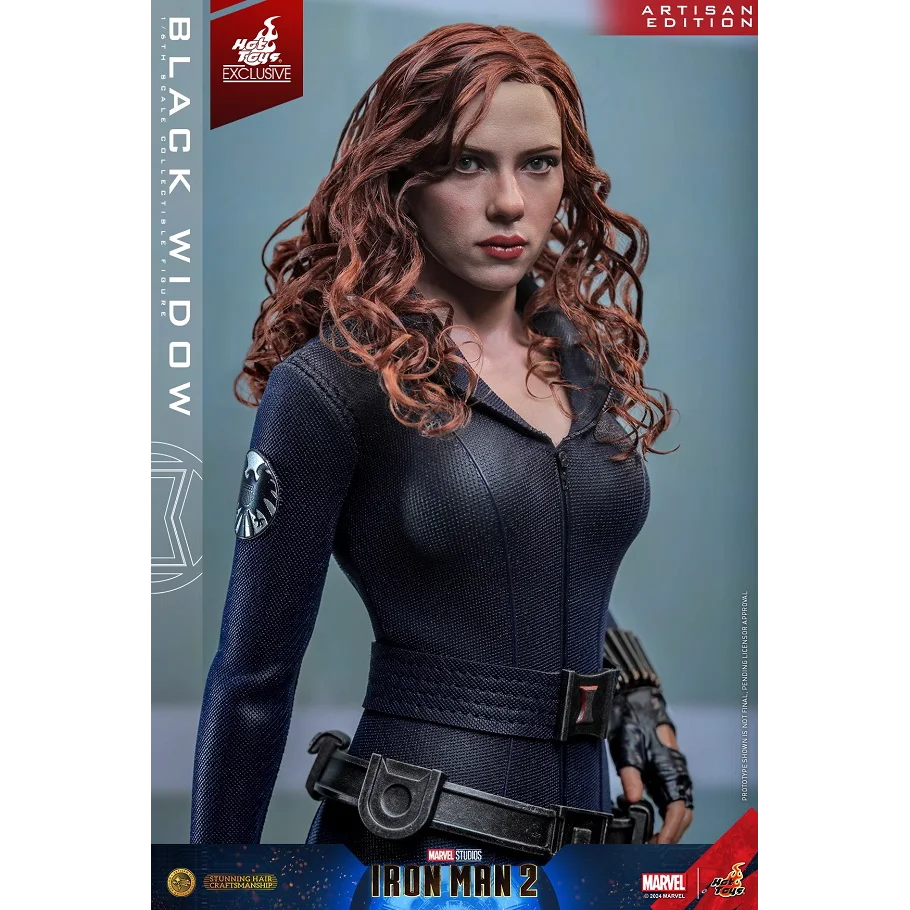 In Stock HotToys MMS757AE Black Widow Hair Transplant Edition 1/6 Animation Action Figure Toy Gift Model Collection