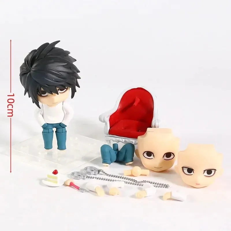Anime Figures Death Note L Lawliet 1200 Action Figures Toys for Children Model Collector Doll 10cm