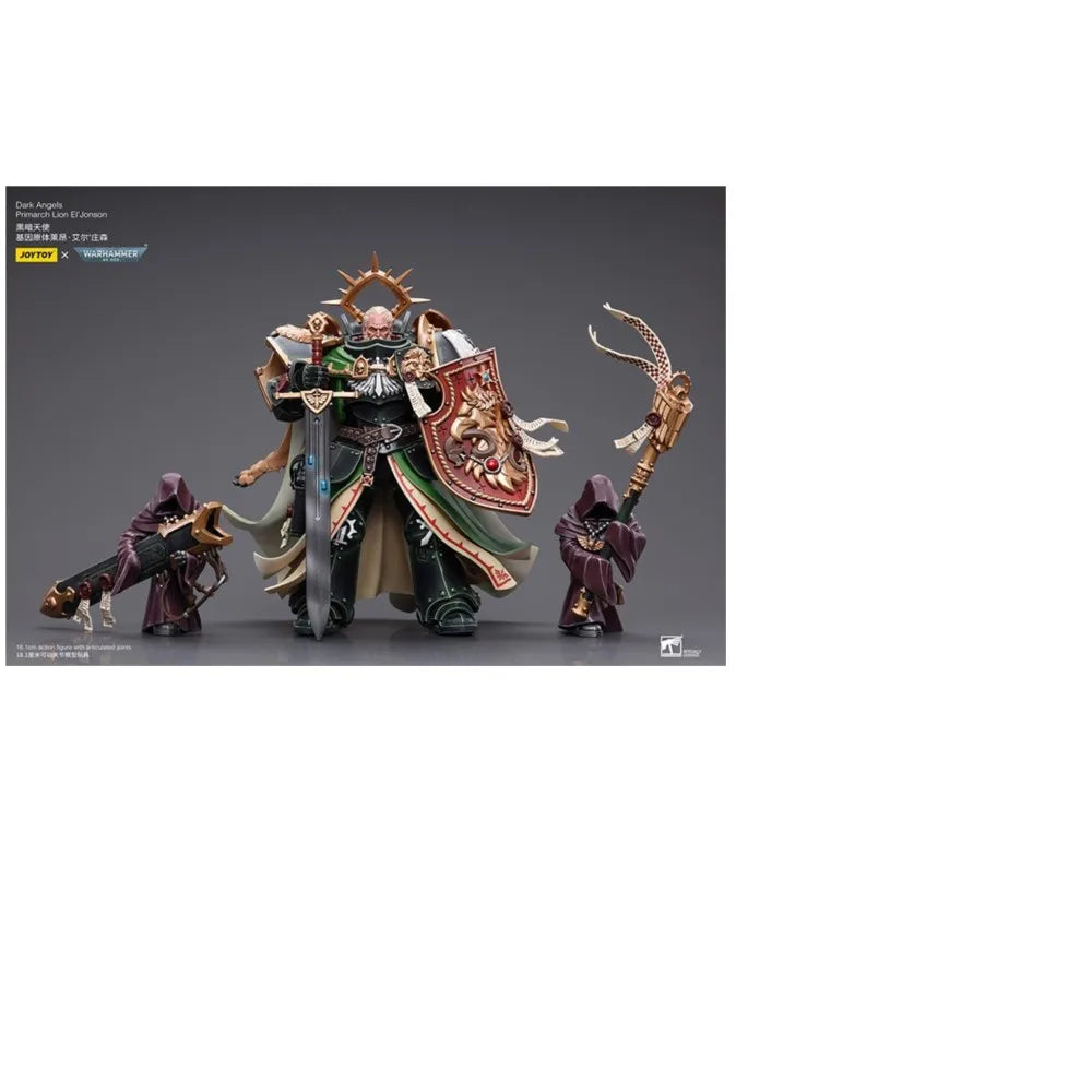 JOYTOY Warhammer 40K Dark Angels Primarch Lion El‘Jonson Action Figure Doll Collection Decoration Gift Original Model Original